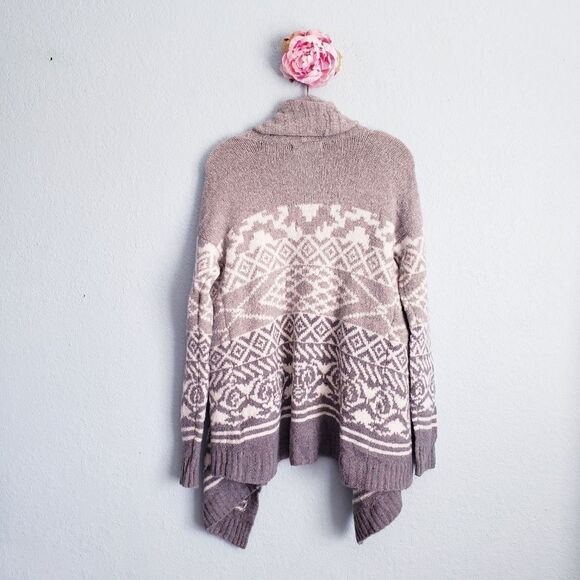 Abercrombie & Fitch Aztec Pattern Waterfall‎ Open Front Cardigan - Picture 7 of 7